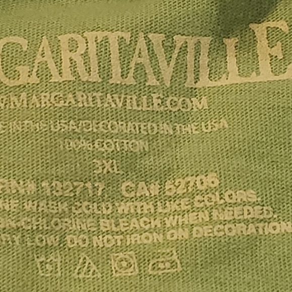 Light Green Jimmy Buffett Margaritaville Tee Shirt Size 3xl - Picture 5 of 5
